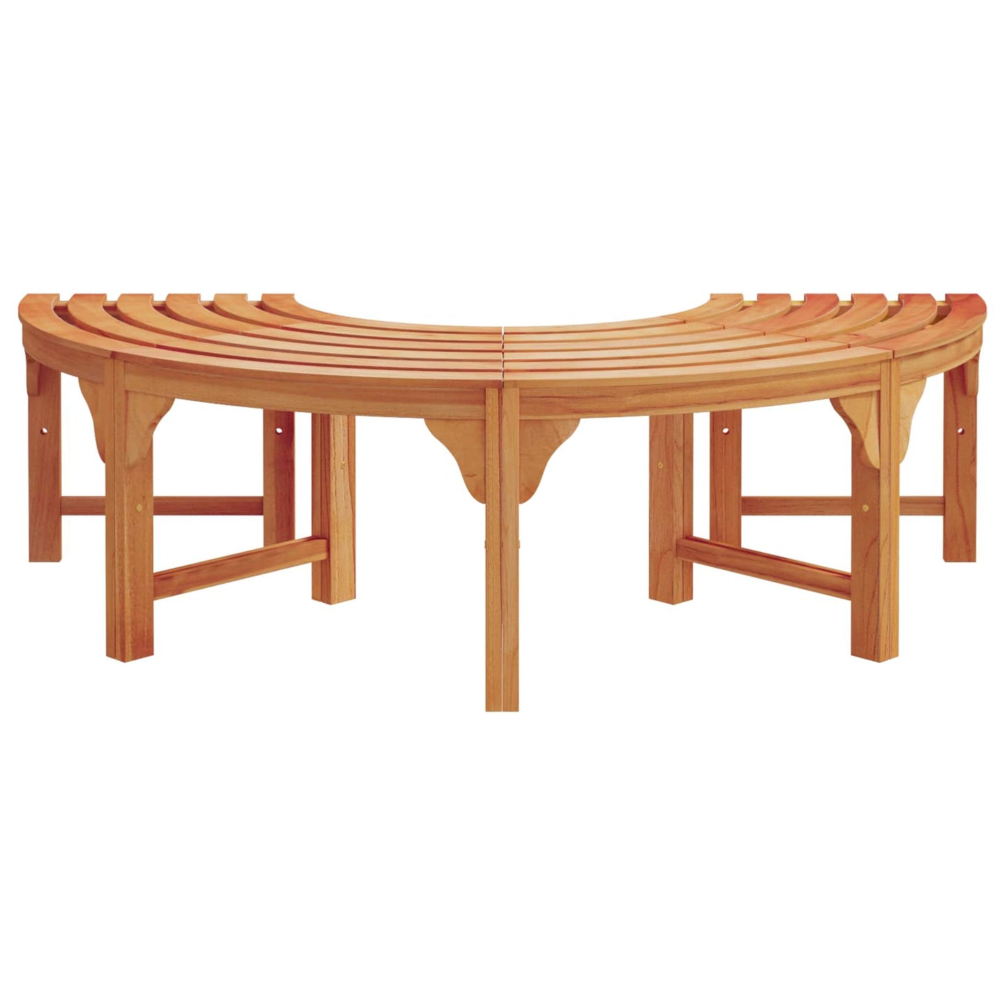 Trädgårdsbänk Trä Naturfärg 160 x 80 x 45cm Massiv Eukalyptus Trä