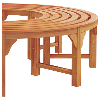 Trädgårdsbänk Trä Naturfärg 160 x 80 x 45cm Massiv Eukalyptus Trä