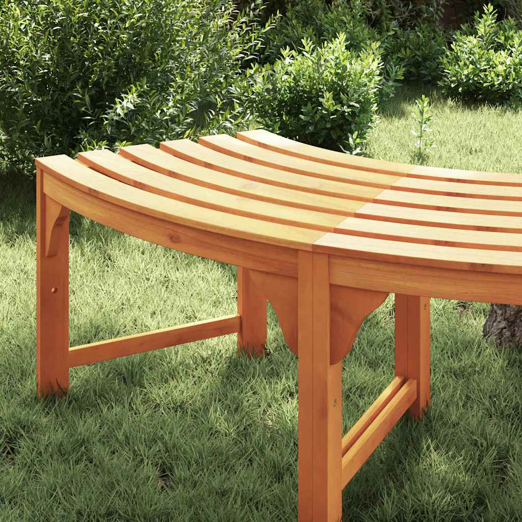 Trädgårdsbänk Trä Naturfärg 160 x 80 x 45cm Massiv Eukalyptus Trä
