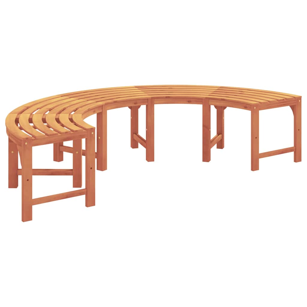 Trädgårdsbänk Trä Naturfärg 160 x 80 x 45cm Massiv Eukalyptus Trä
