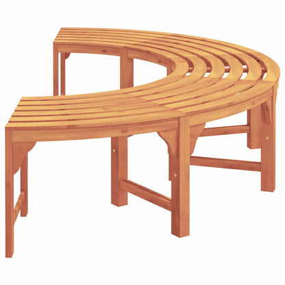 Trädgårdsbänk Trä Naturfärg 160 x 80 x 45cm Massiv Eukalyptus Trä