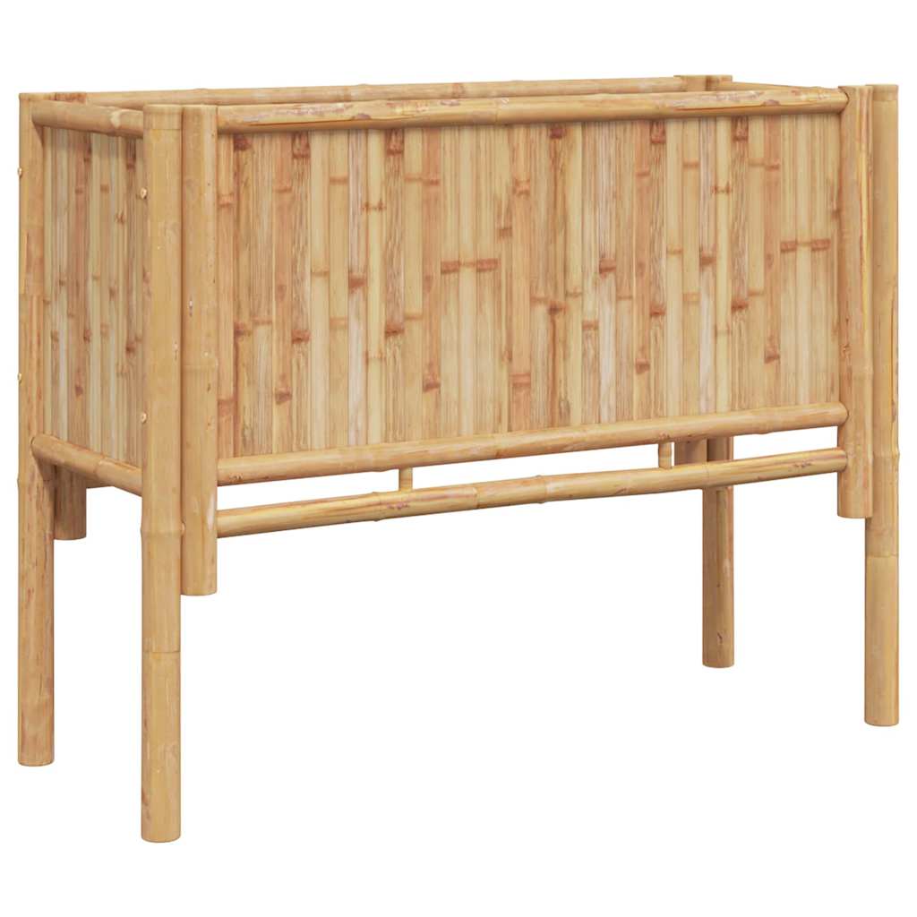 Utomhus Blomkruka Trä bädd Brun 90 x 35 x 70 cm Bambu