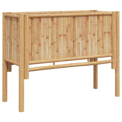 Utomhus Blomkruka Trä bädd Brun 90 x 35 x 70 cm Bambu