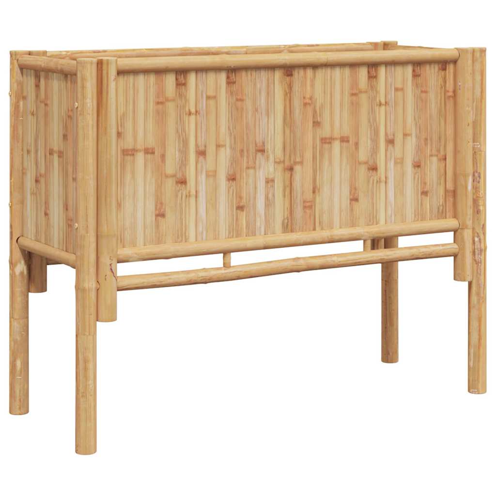 Utomhus Blomkruka Trä bädd Brun 90 x 35 x 70 cm Bambu