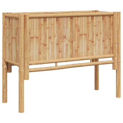 Utomhus Blomkruka Trä bädd Brun 90 x 35 x 70 cm Bambu