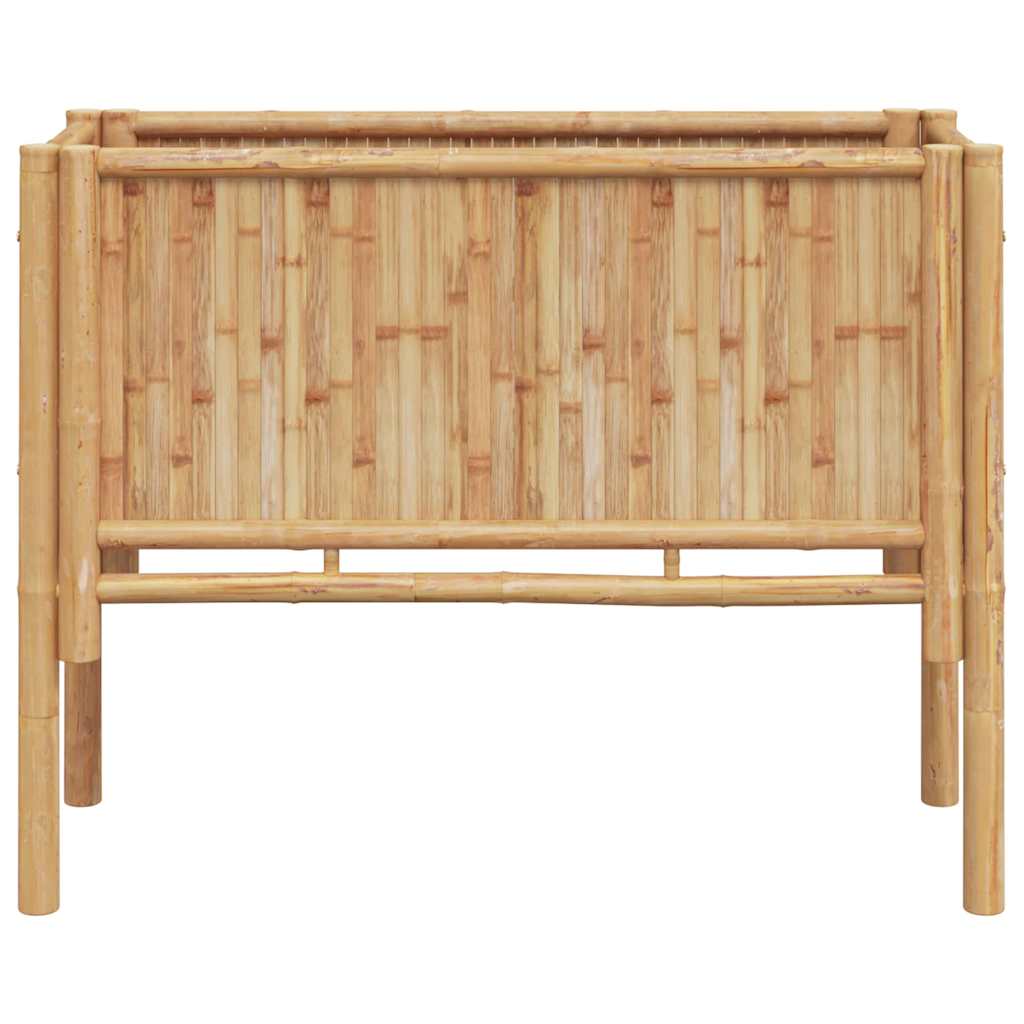 Utomhus Blomkruka Trä bädd Brun 90 x 35 x 70 cm Bambu