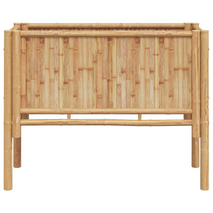 Utomhus Blomkruka Trä bädd Brun 90 x 35 x 70 cm Bambu