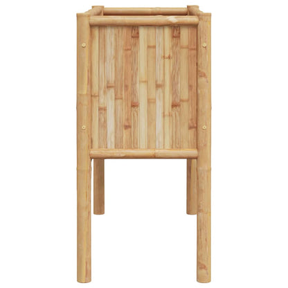 Utomhus Blomkruka Trä bädd Brun 90 x 35 x 70 cm Bambu