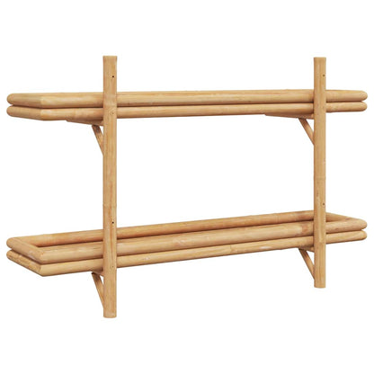 Vägghylla Brun 100 x 26 x 60 cm Bambu