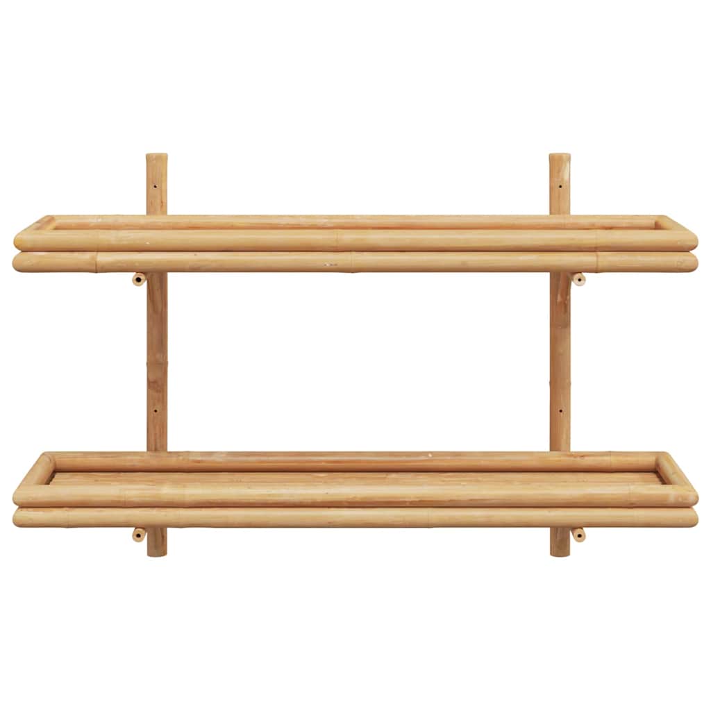 Vägghylla Brun 100 x 26 x 60 cm Bambu
