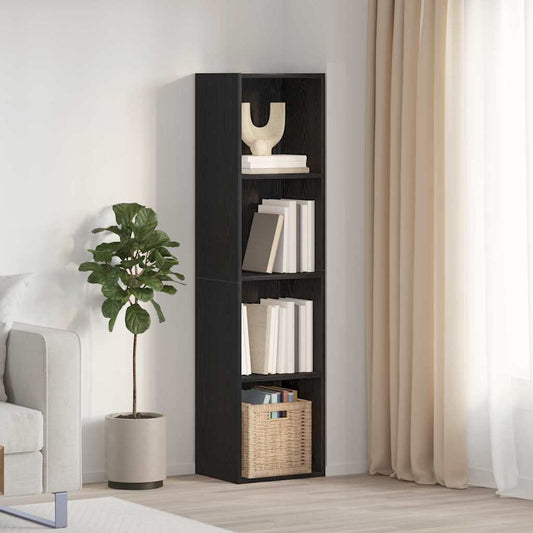 Bokhylla Svart Ek 143 x 30 x 36 cm
