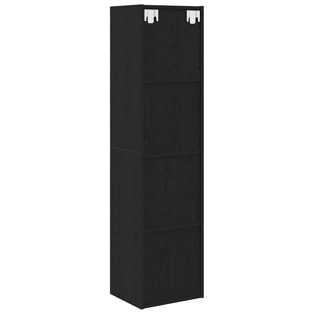 Bokhylla Svart Ek 143 x 30 x 36 cm
