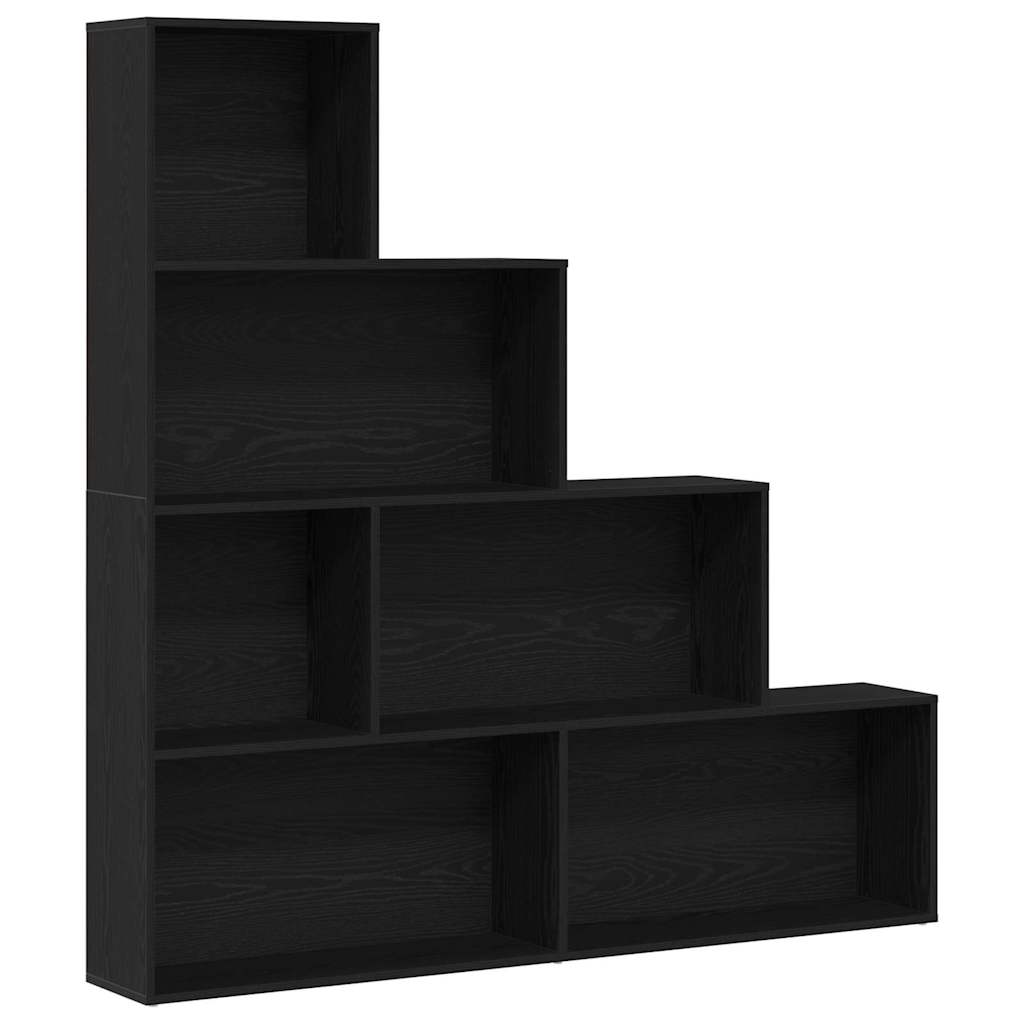 Bokhylla Svart Ek 155 x 24 x 160 cm