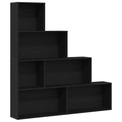 Bokhylla Svart Ek 155 x 24 x 160 cm