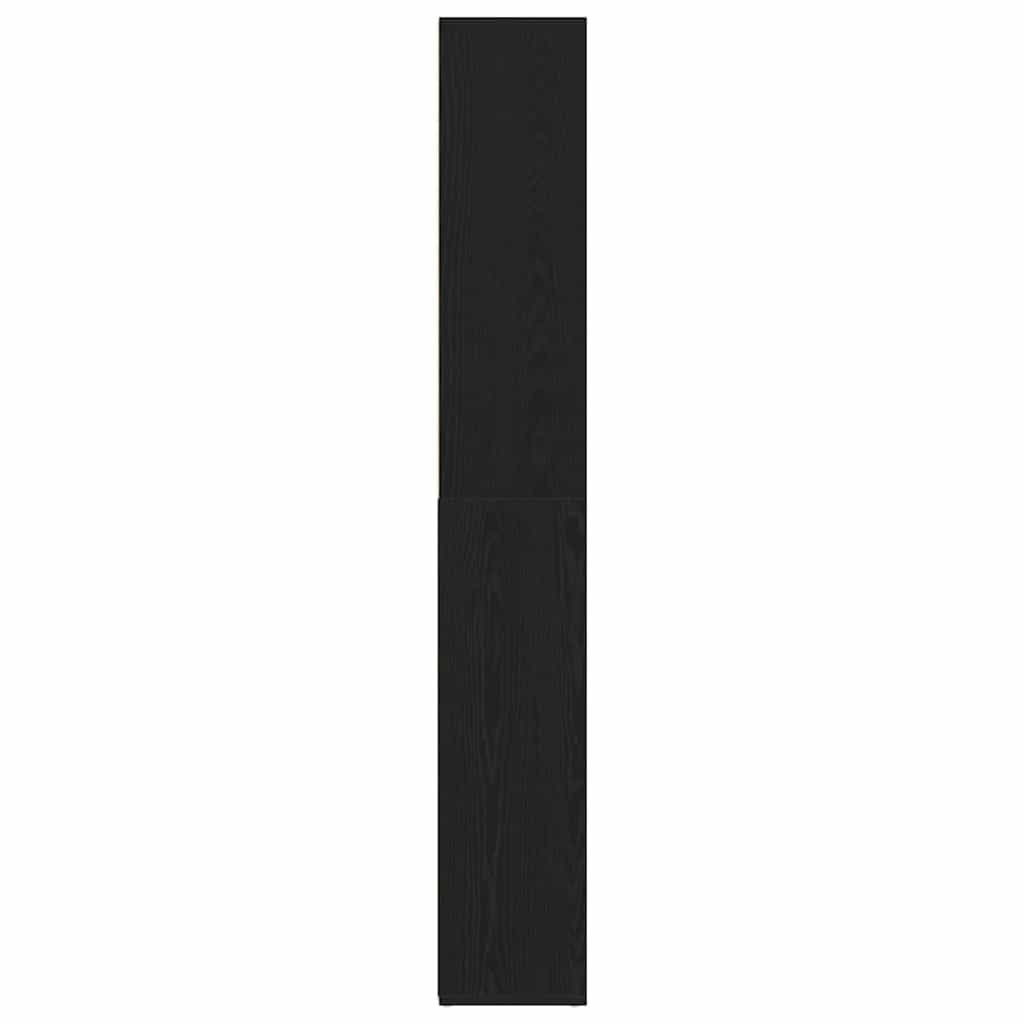 Bokhylla Svart Ek 155 x 24 x 160 cm