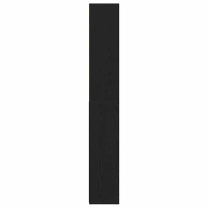 Bokhylla Svart Ek 155 x 24 x 160 cm