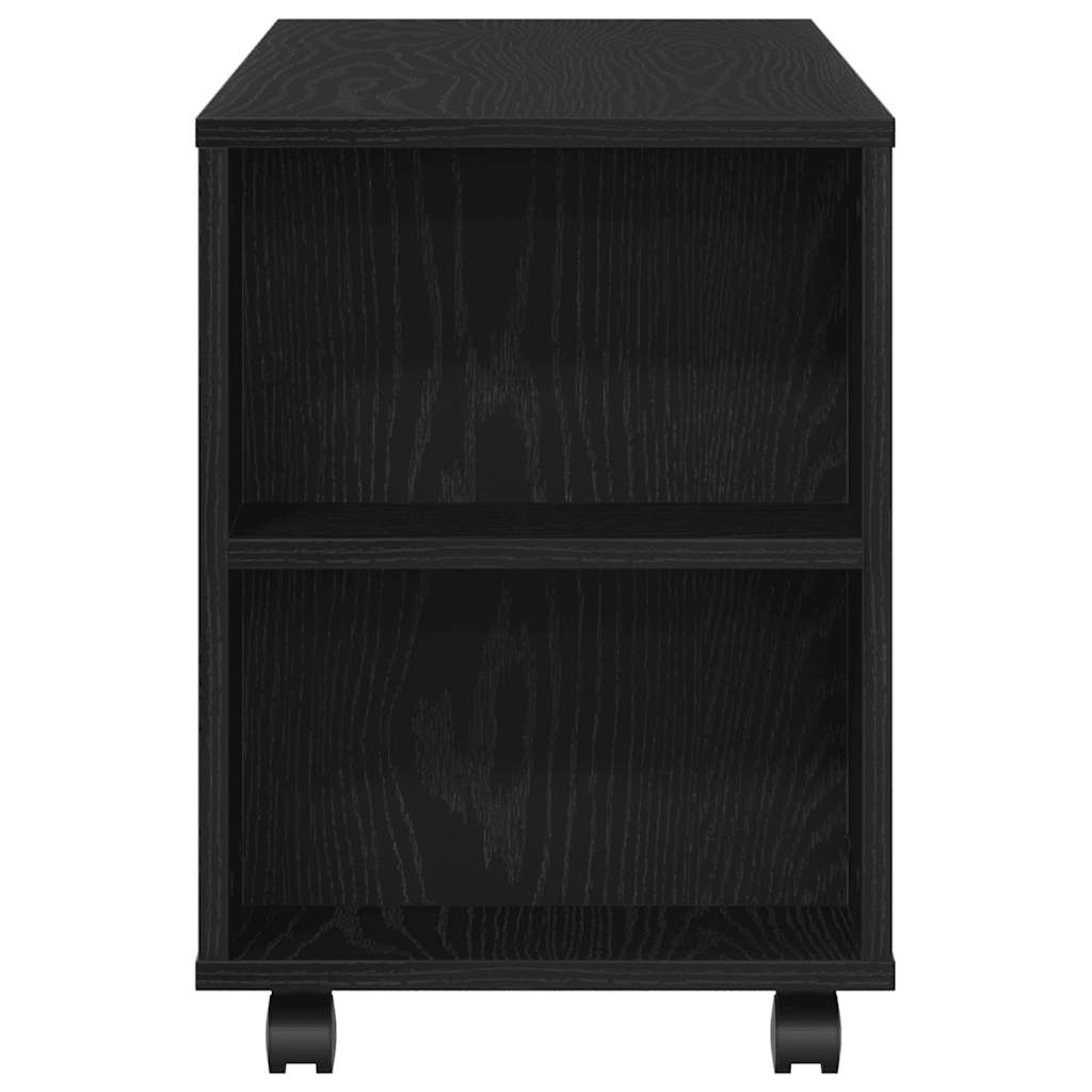 TV-Möbel Svart Ek TV-Bänk med hjul 102x34,5x43 cm