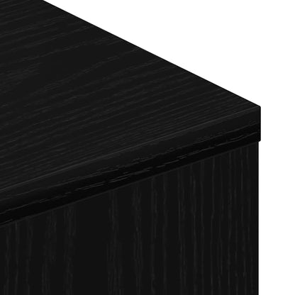 TV-Möbel Svart Ek TV-Bänk med hjul 102x34,5x43 cm