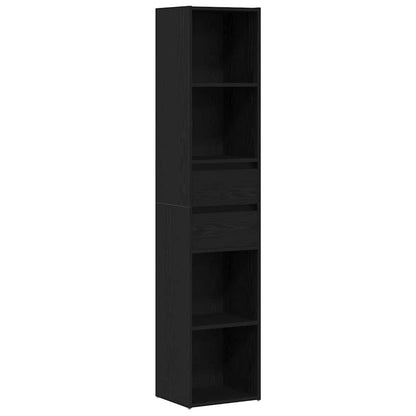 Bokhylla Svart Ek 36 x 30 x 171 cm
