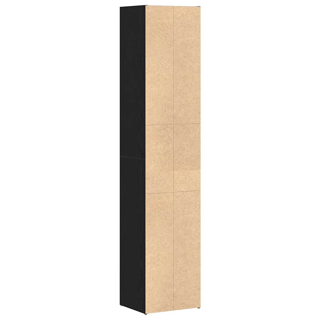 Bokhylla Svart Ek 36 x 30 x 171 cm