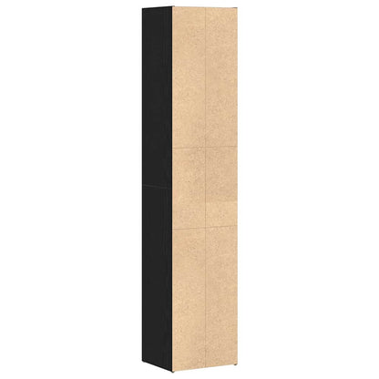 Bokhylla Svart Ek 36 x 30 x 171 cm