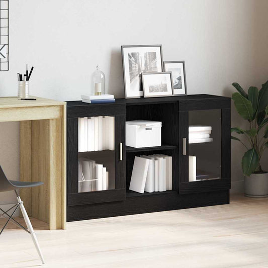 Skänk Svart Ek 120 x 30,5 x 70 cm