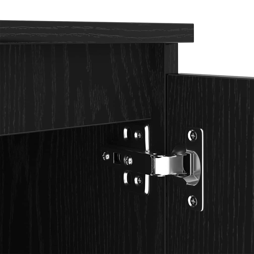TV-Möbel Svart Ek TV-skåp 140 x 38,5 x 36 cm