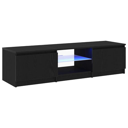 TV-Möbel Svart Ek TV-skåp 140 x 38,5 x 36 cm