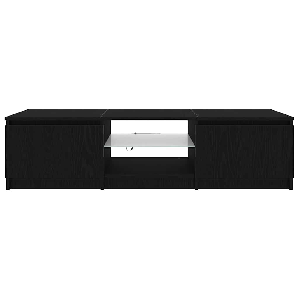 TV-Möbel Svart Ek TV-skåp 140 x 38,5 x 36 cm