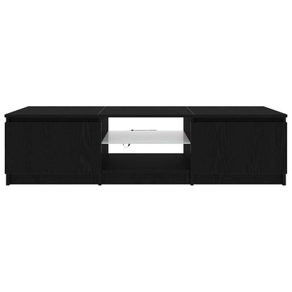 TV-Möbel Svart Ek TV-skåp 140 x 38,5 x 36 cm