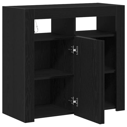 Skänk Svart 80 x 35 x 75 cm