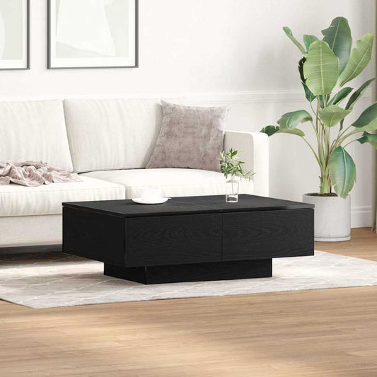 Soffbord Svart Ek 90 x 60 x 31 cm