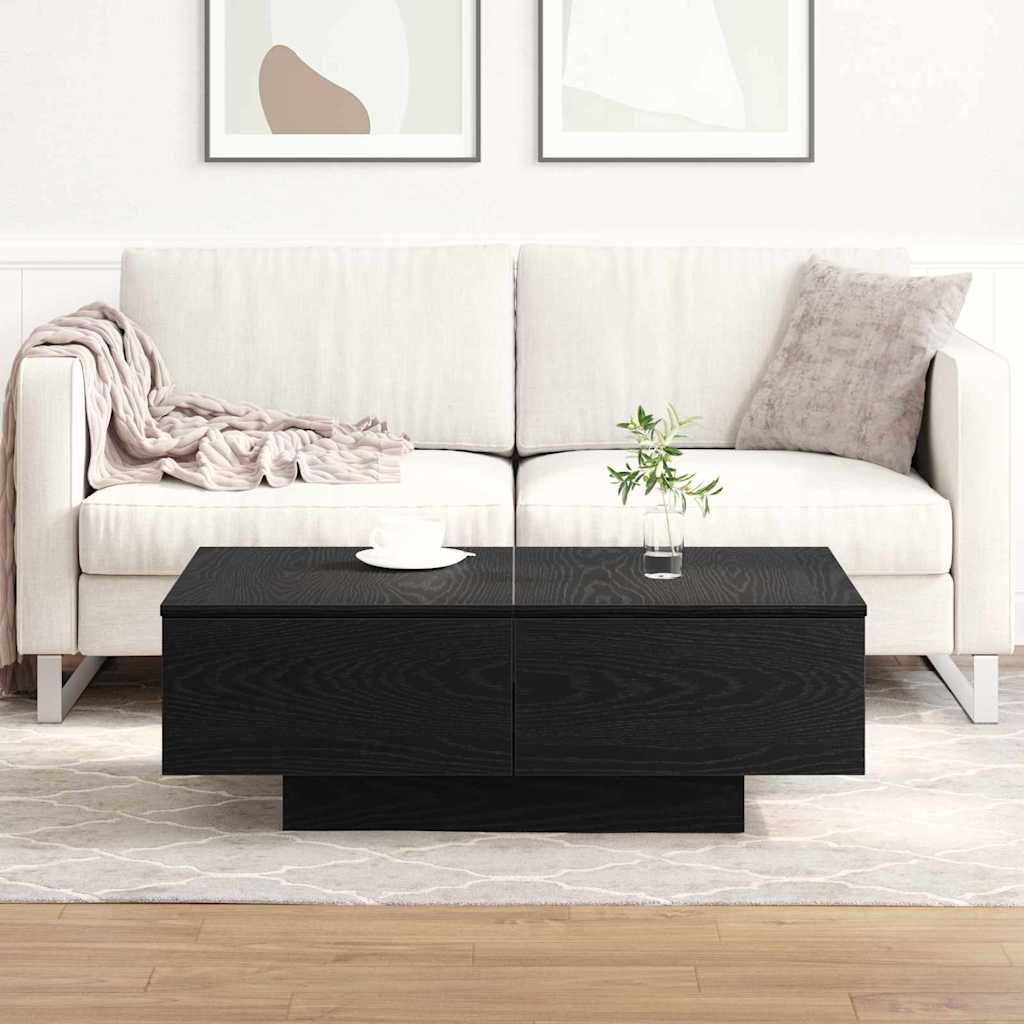Soffbord Svart Ek 90 x 60 x 31 cm