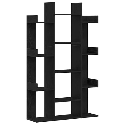 Bokhylla Svart Ek 86 x 25,5 x 140 cm