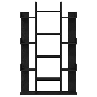 Bokhylla Svart Ek 86 x 25,5 x 140 cm