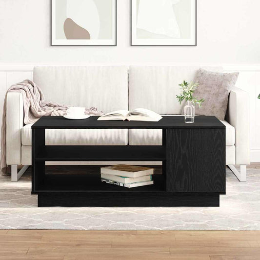 Soffbord Svart Ek 102 x 55 x 43 cm