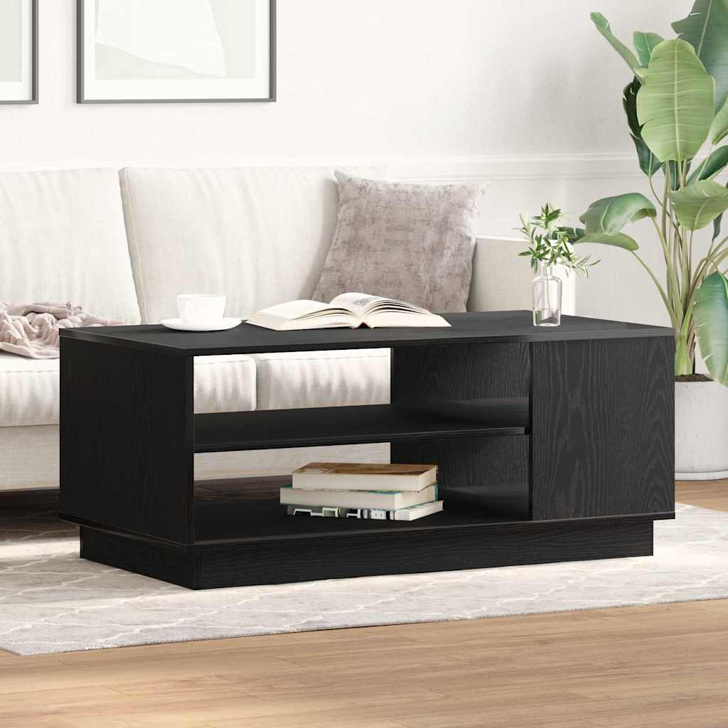 Soffbord Svart Ek 102 x 55 x 43 cm