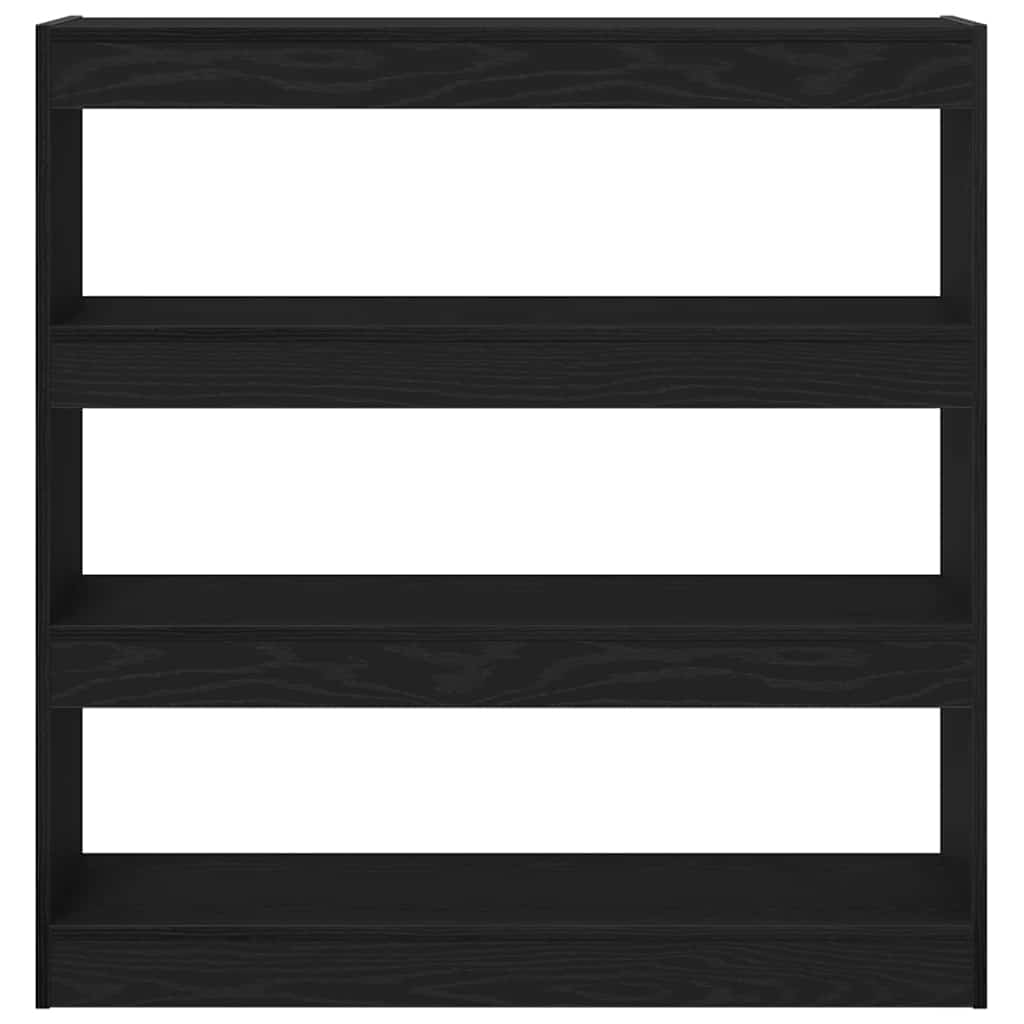 Bokhylla Svart Ek 100 x 30 x 103 cm