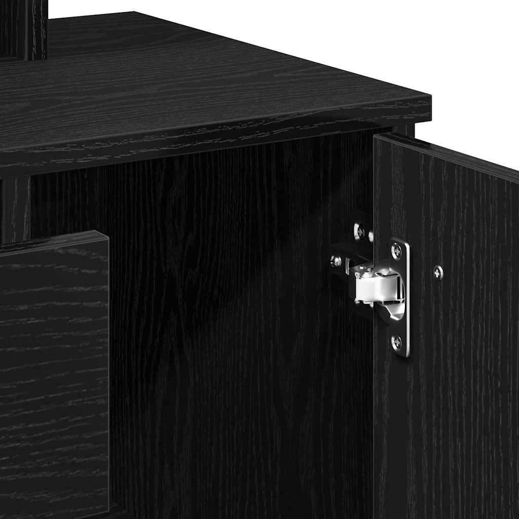 Sminkbord Svart Ek 86,5 x 35 x 136 cm