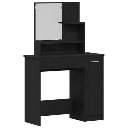 Sminkbord Svart Ek 86,5 x 35 x 136 cm