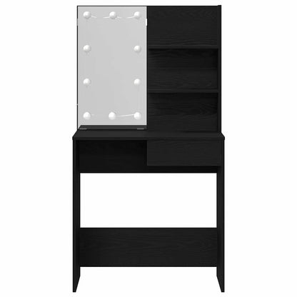 Sminkbord Svart Ek 74,5 x 40 x 141 cm
