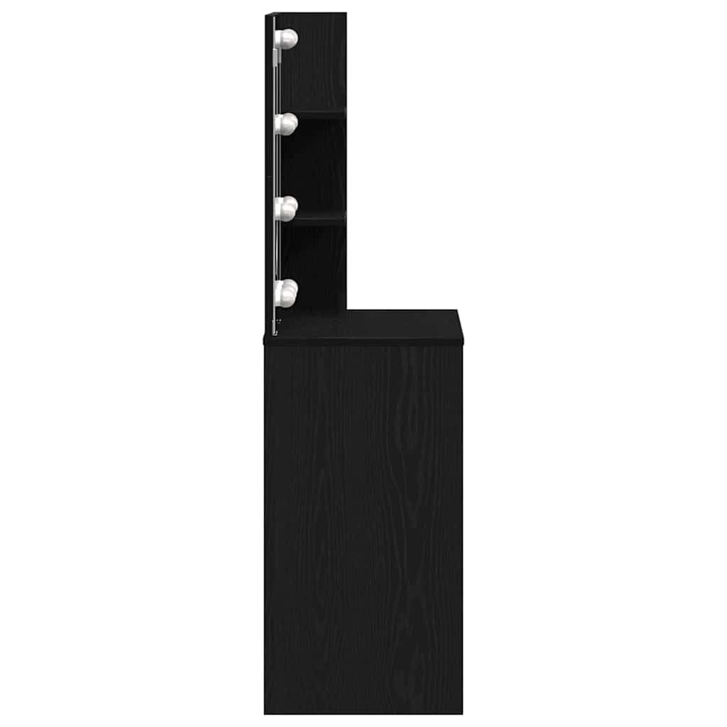 Sminkbord Svart Ek 74,5 x 40 x 141 cm