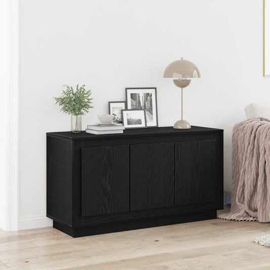 Skänk Svart Ek 102 x 35 x 55 cm