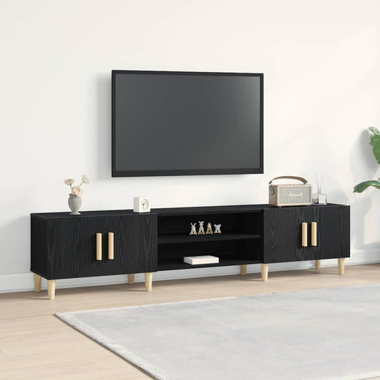 TV-Möbel Svart Ek TV-skåp 180 x 31,5 x 40 cm
