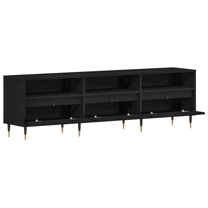 TV-Möbel Svart Ek TV-skåp med låda 150 x 30 x 44,5 cm
