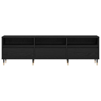 TV-Möbel Svart Ek TV-skåp med låda 150 x 30 x 44,5 cm