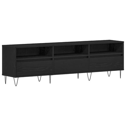 TV-Möbel Svart Ek TV-skåp med låda 150 x 30 x 44,5 cm