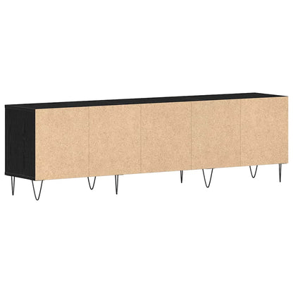 TV-Möbel Svart Ek TV-skåp med låda 150 x 30 x 44,5 cm