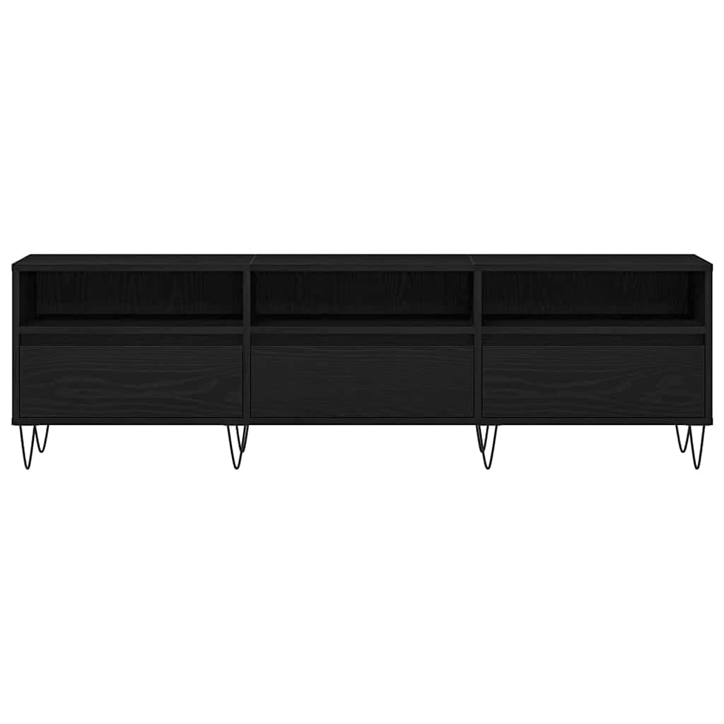 TV-Möbel Svart Ek TV-skåp med låda 150 x 30 x 44,5 cm
