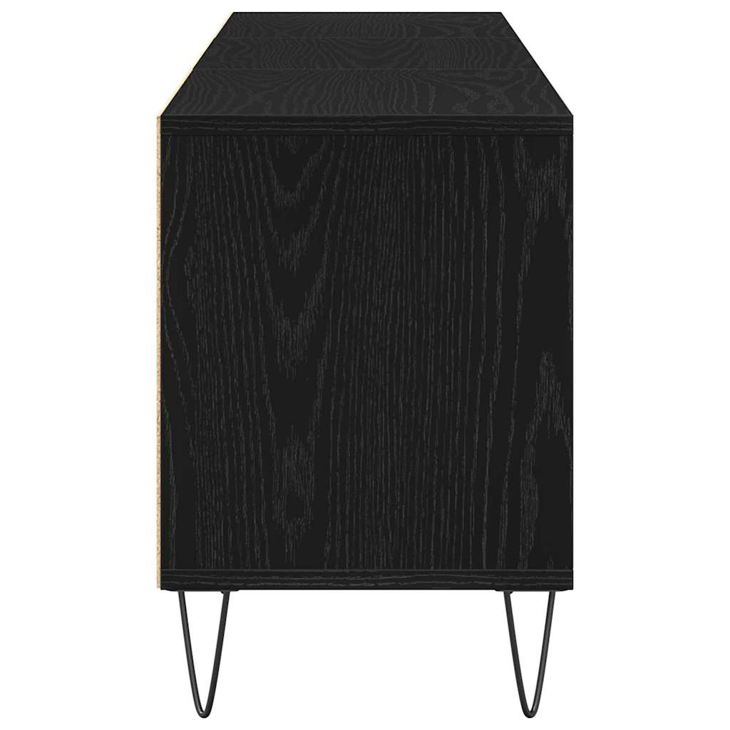 TV-Möbel Svart Ek TV-skåp med låda 150 x 30 x 44,5 cm